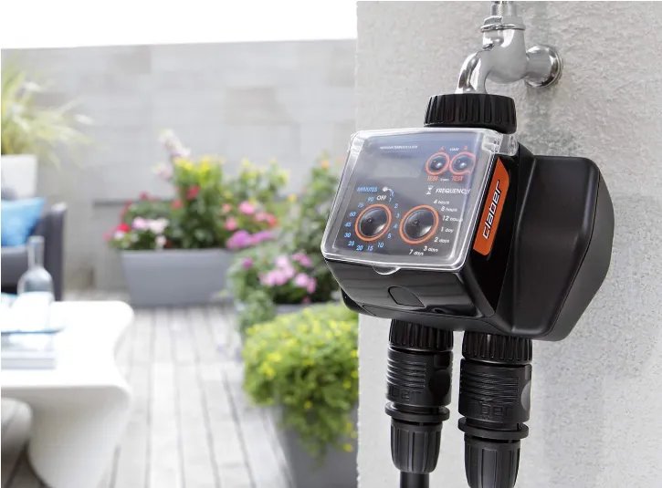 Claber Dual Select Timer 8488 with Dual Zone and Rain Sensor