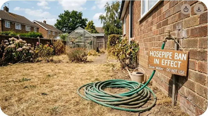 How do I water my garden during a hosepipe ban