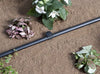 Claber Irrigation Pipe on earth with a few flowers