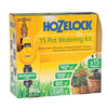 Hozelock 15 Pot Watering Kit packaging on a white background