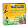 Hozelock 15 Pot Automatic Watering Kit 2802 - Timer Included