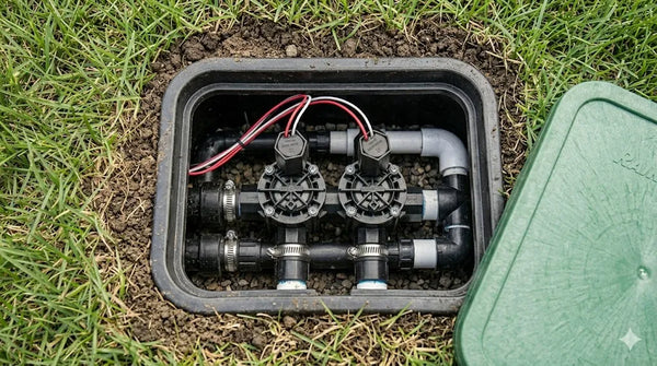 Standard Rectangular Valve Box - Perfect for 3/4 Solenoids