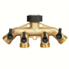Garden Watering 1-In-4 Out Water Manifold for Irrigation.