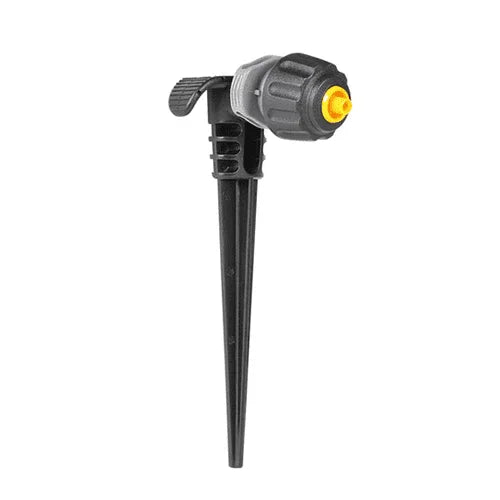 Hozelock 7024 irrigation dripper on white background