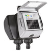 Claber Dual myAquaSolar Dual Outlet - 8498 Bluetooth Controlled - Garden Watering