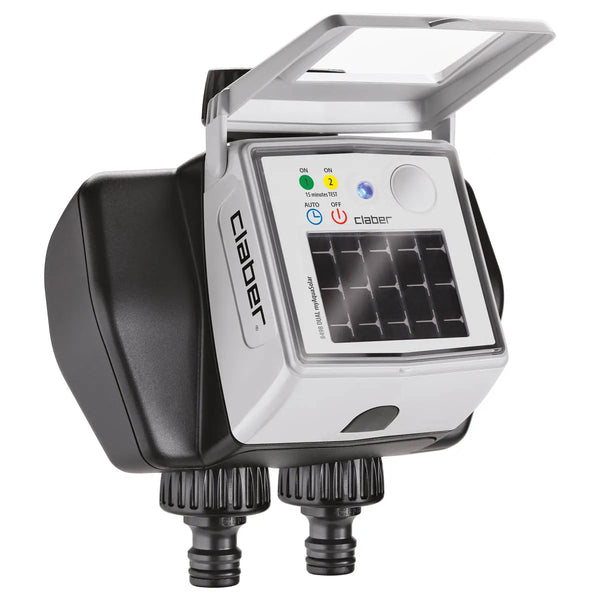 Claber Dual myAquaSolar Dual Outlet - 8498 Bluetooth Controlled