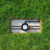 Claber Hydro 90840 Garden irrigation system buried in gravel with grass around