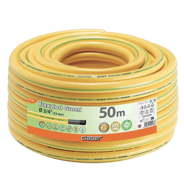 Claber Flexyfort 9138 green 3/4 inch (19mm) 50m garden hose