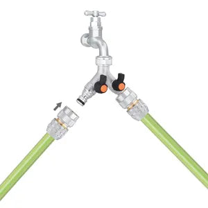 Claber Adjustable 2 Way Click Tap Connector - 9602