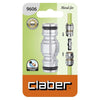 Claber metal-jet product on a green and orange packaging with brand logo.