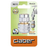 Claber Brass Quick Connector 3/4" Garden Hose - 9613