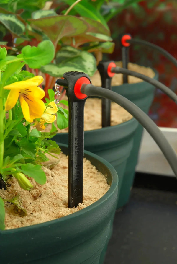 Asta Stake Dripper (5): Precise Root Zone Watering & Easy Install - Garden Watering