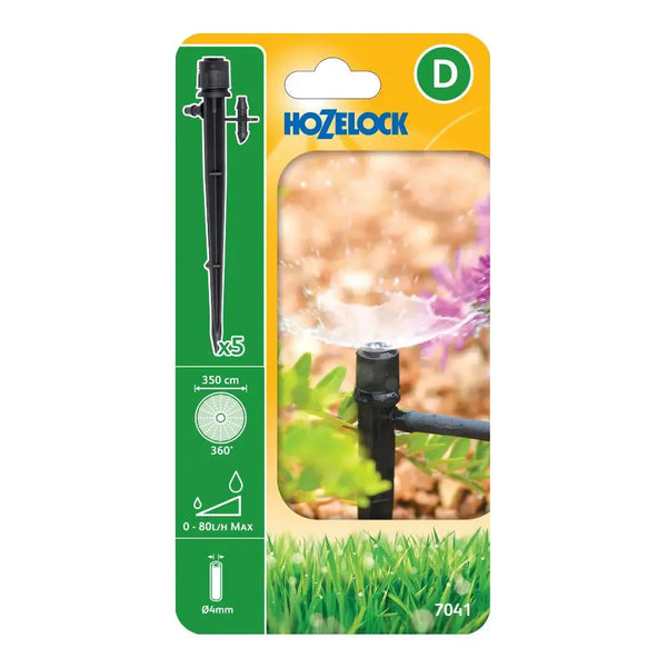 Hozelock 7041: 360° Adjustable Spray for Precise Watering.
