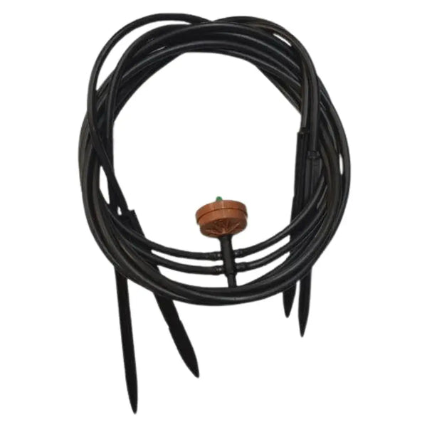 4-way spider dripper with stakes