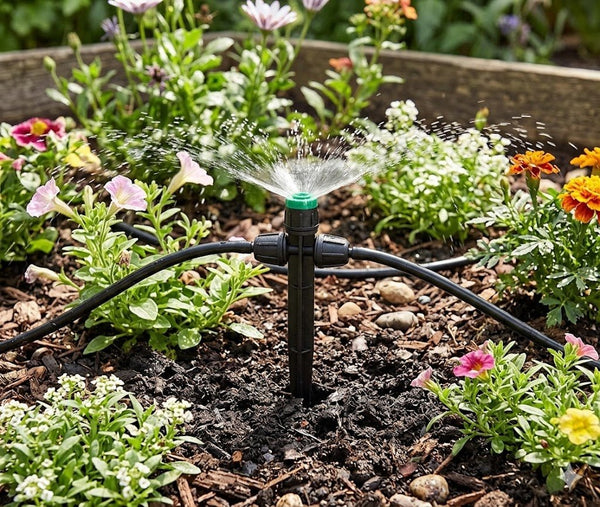 Vortex Stake in Flowerbed