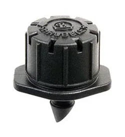 adjustable end of line dripper with variable flow