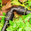 anti leak irrigation elbow on green foliage