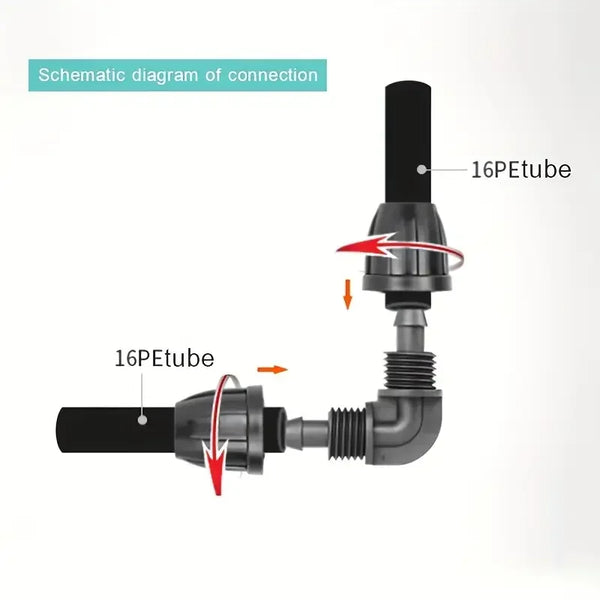 Professional Anti-Leak 4mm Elbow: Secure Pipe Connector.
