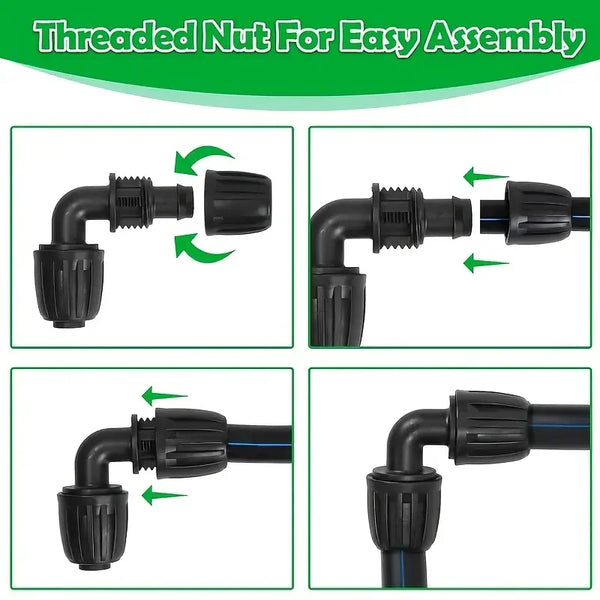 Professional Anti-Leak 4mm Elbow: Secure Pipe Connector.
