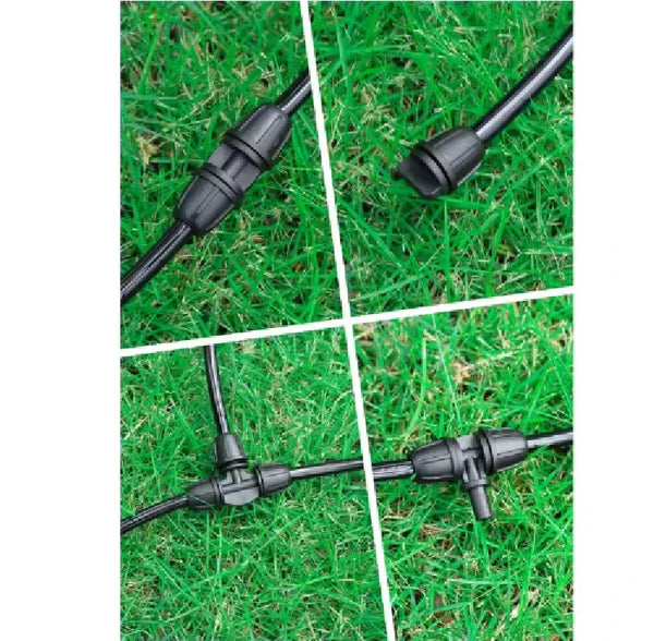 Irrigation fitting on lawn