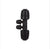 Black Anti-leak irrigation fitting with outlets