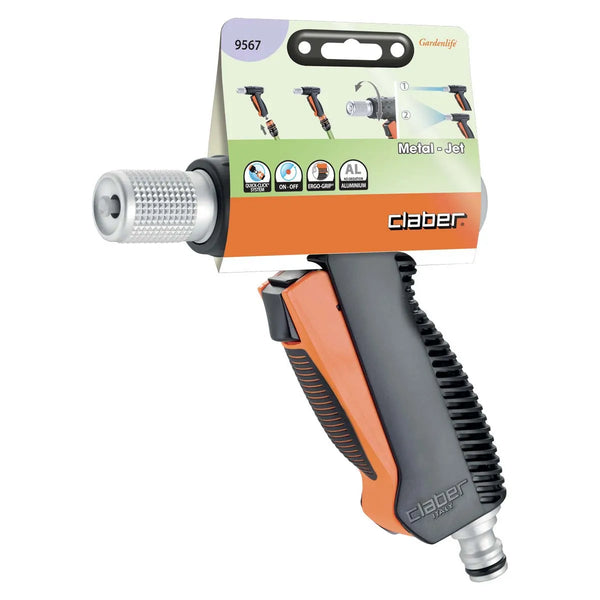 Claber Metal-Jet Plus 9567 with cardboard hanger