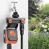 Claber 2-Way Tap Manifold: Independent Shut-Off Valves.