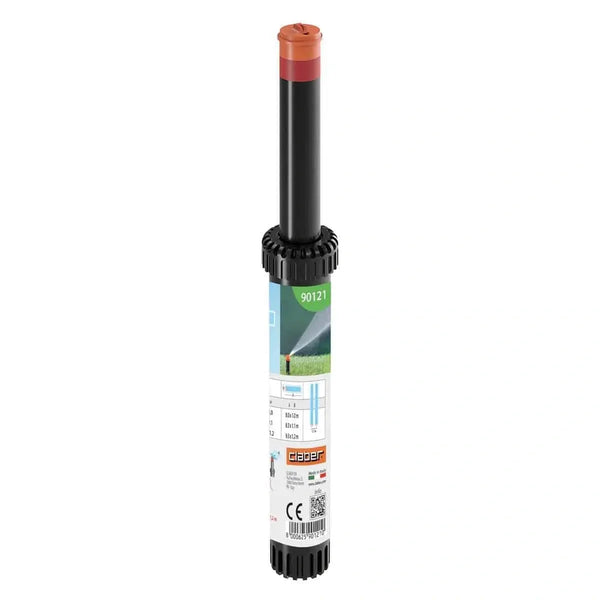 Claber Square Area Pop-Up Sprinkler 4": Efficient Low Flow.