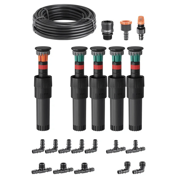 Easy DIY Pop-Up Sprinkler System: Claber Colibri 100m² Kit.