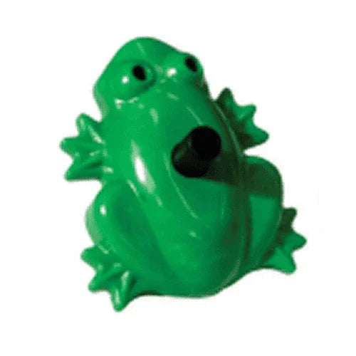 Green frog-shaped garden watering dripper