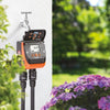 Claber 8410 Duplo Timer on walled garden
