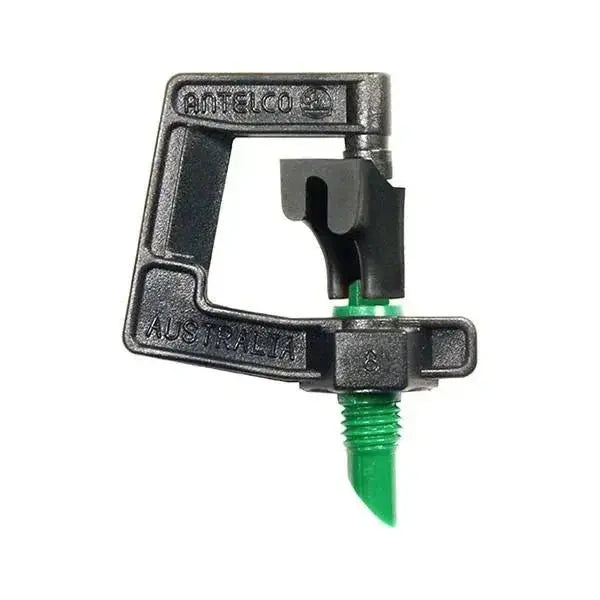 Black and green agricultural tool with 'Antelco' branding on a white background