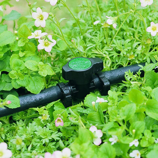 Irrigation 13mm Flow Connector on grass