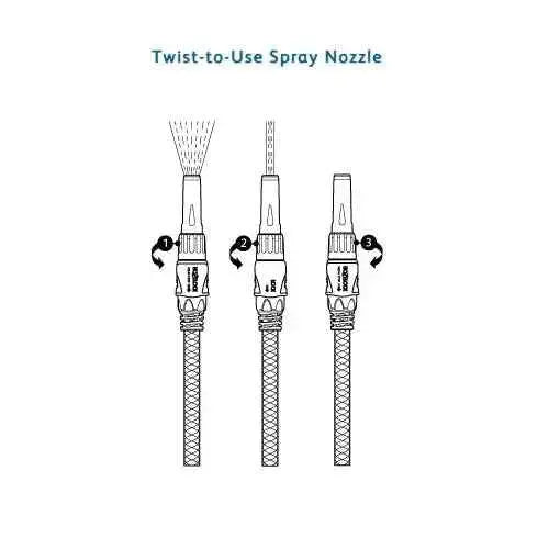 Hozelock 2292 Hose Nozzle - Durable and Adjustable Spray for Perfect Watering