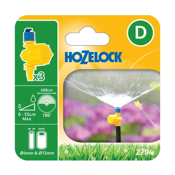 Hozelock 180 degree 2794 packaging