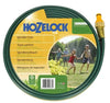 Hozelock sprinkler hose packaging with a gold nozzle on a white background
