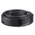 15m Irrigation Supply Hose, black flexible plastic tubing coiled into a compact circular roll with a smooth finish.