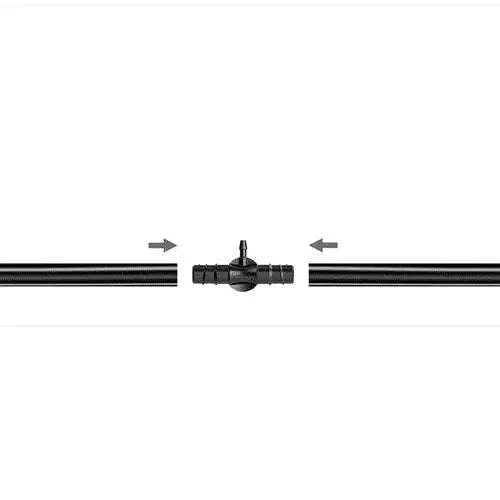Irrigation pipe take off adapter diagram
