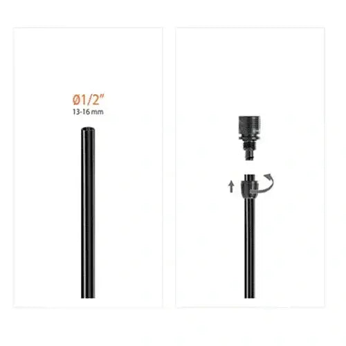 Irrigation microjet adapter diagram