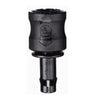 Hozelock style click adapter for connecting irrigation hose