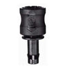 Hozelock style click adapter for connecting irrigation hose