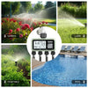 4-Zone Irrigation Timer: Programmable Watering for Multiple Areas.