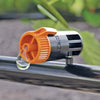 Claber adjustable dripper in pipe watering plant