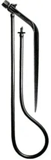 pot watering stake with micro supply hose attached