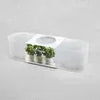 Triple Self-Watering Planter: Indoor & Greenhouse Growing.
