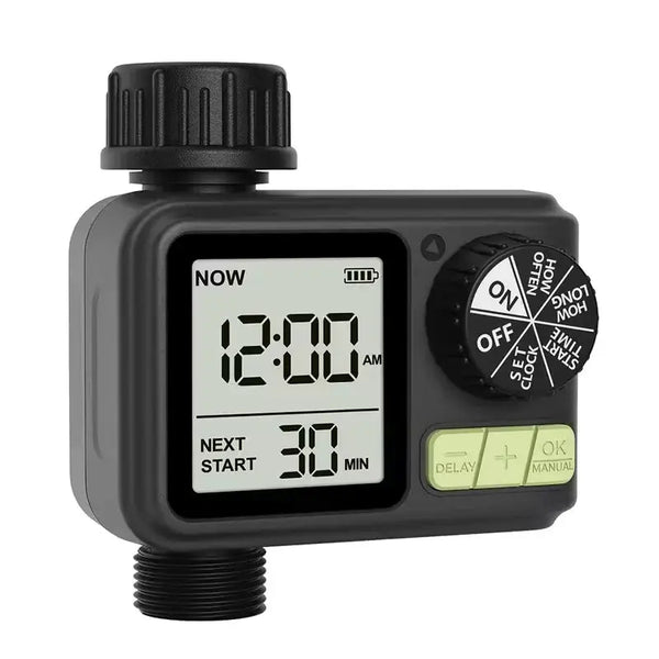 Automatic Garden Hose Timer – Single-Outlet, Large Display - Garden Watering