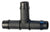 13mm irrigation tee on white background