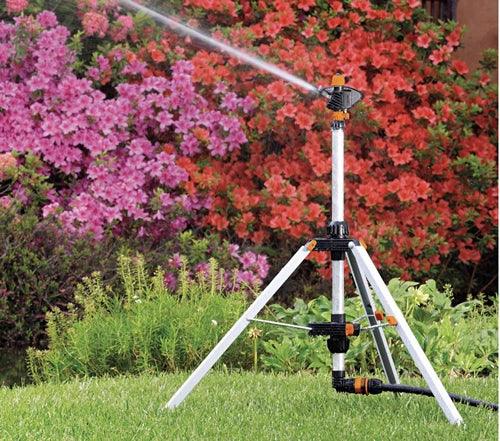 Adjustable Garden Impact Tripod Sprinkler Kit.