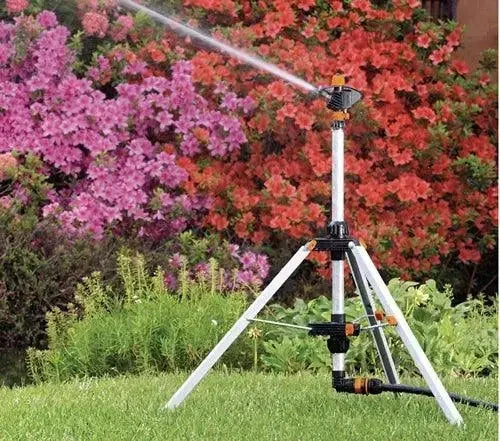 Adjustable Garden Impact Tripod Sprinkler Kit. Claber 8715