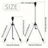 Stainless Steel Tripod Sprinkler: Adjustable Height & 360° Coverage.